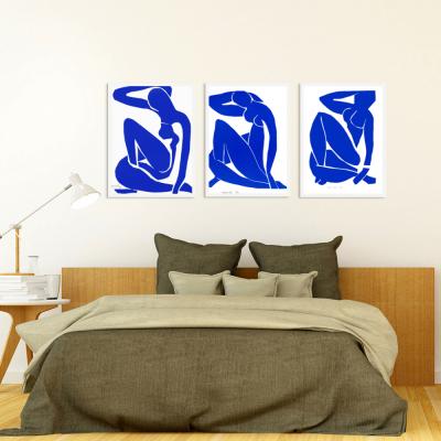 SET 3 CUADROS BLUE NUDES MEDIANOS MATISSE